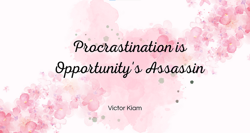 Overcoming procrastination mindset