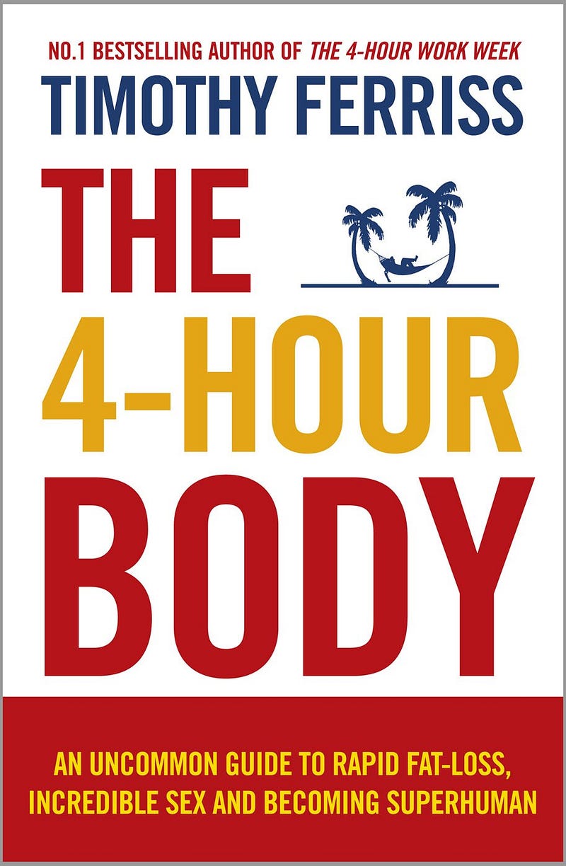 Book cover of "The Four-Hour Body" by Timothy Ferriss