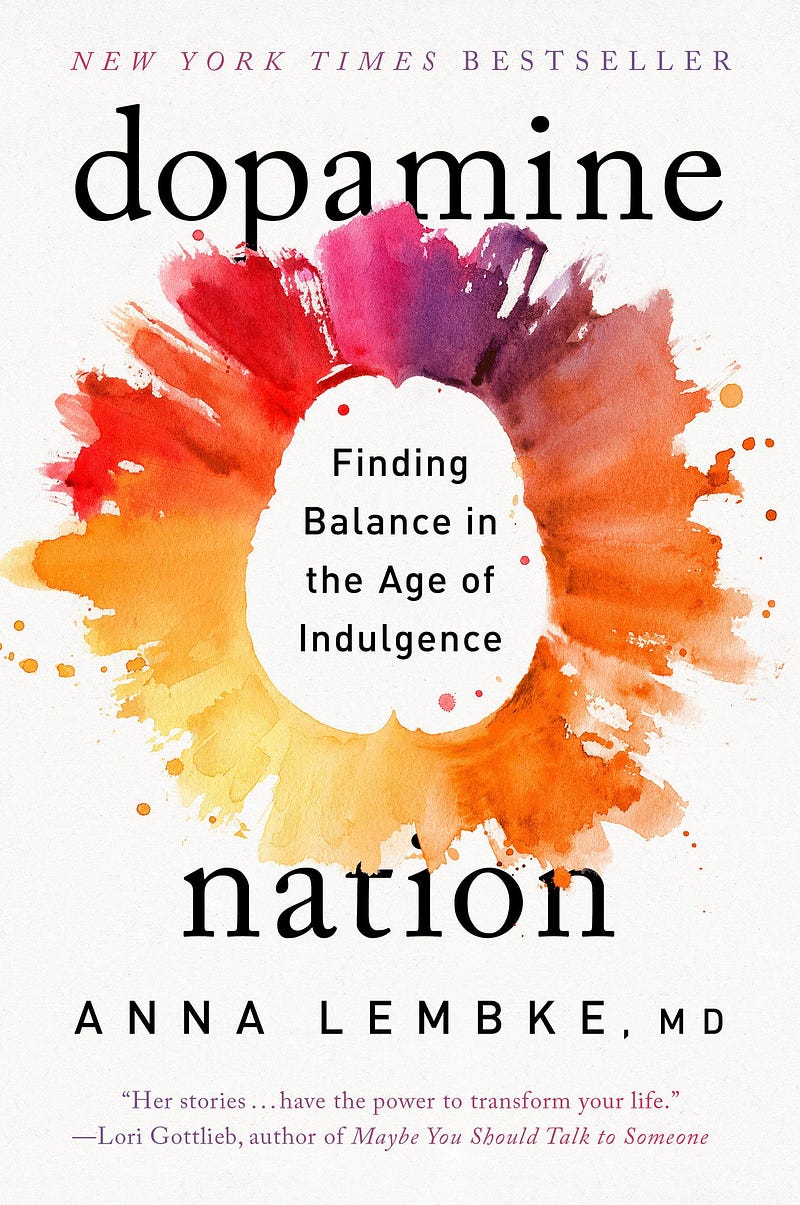 Book cover of "Dopamine Nation" by Anna Lembke