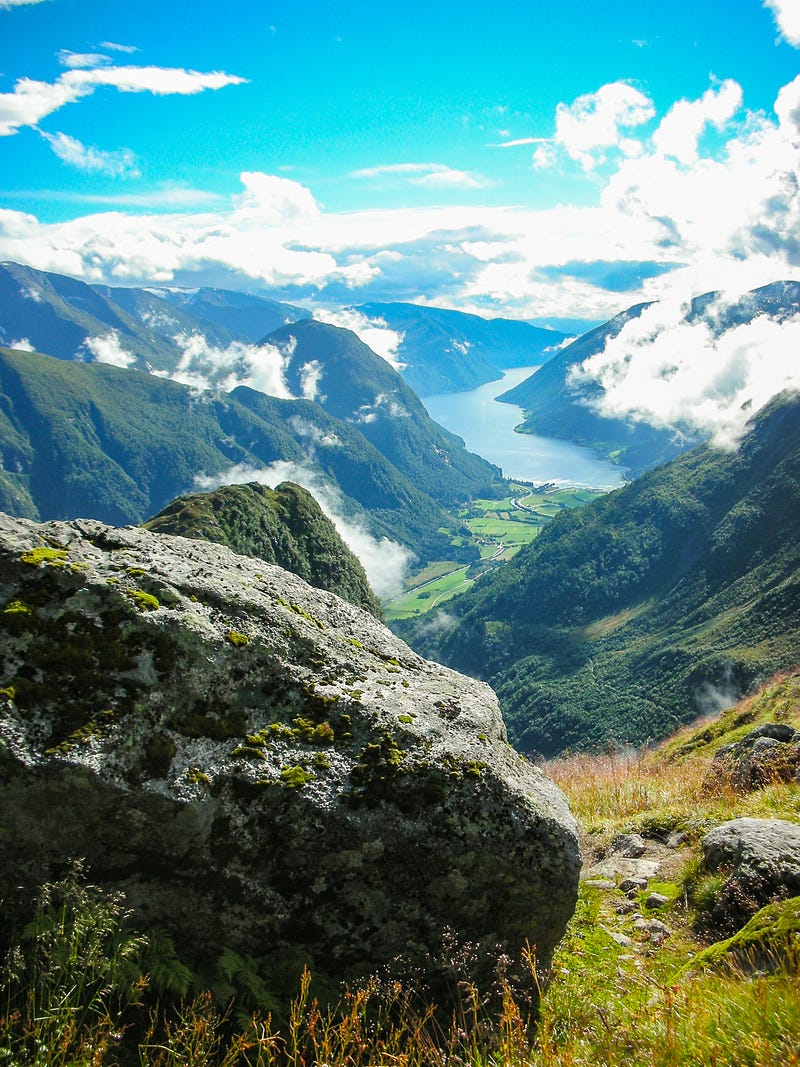 Hiking Adventure to a Glacier in Norway