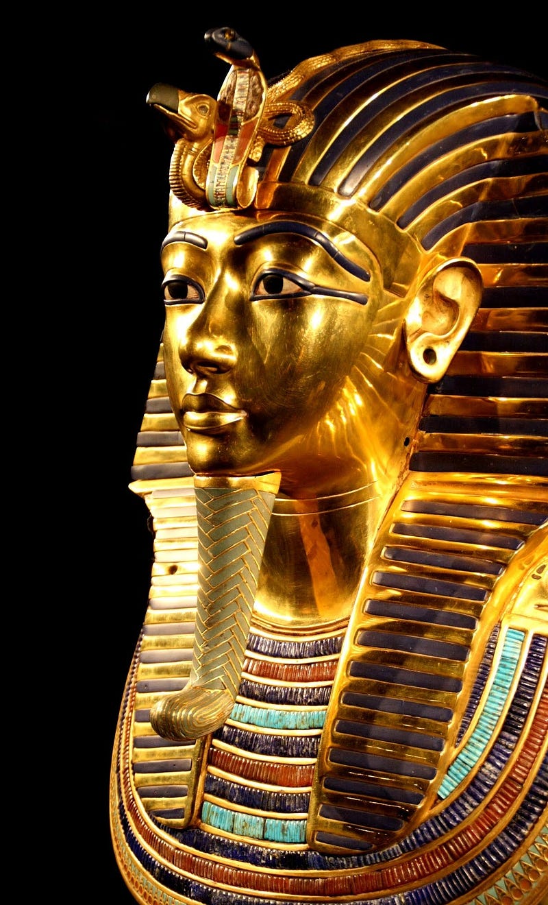 Tutankhamun's death mask