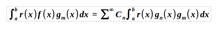 Integration to find coefficients