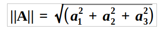 Calculating the norm of a vector