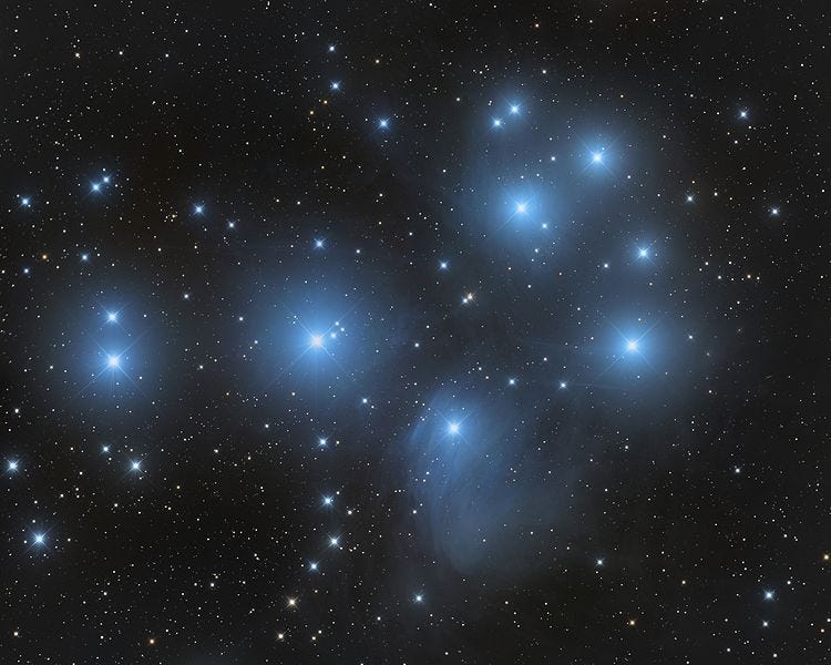 Pleiades Star Cluster