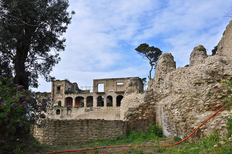 Mosaic fragments unearthed in Naples