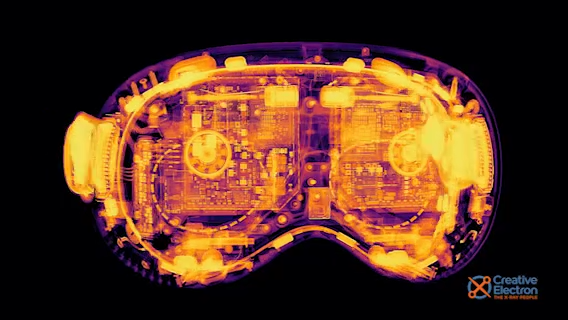 Apple Vision Pro internal structure overview