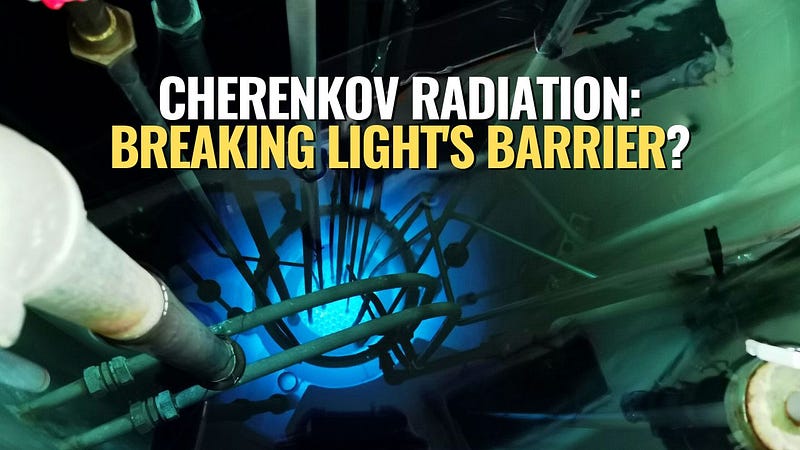 Visualization of Cherenkov Radiation Phenomenon