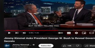 George W. Bush's evasive stance on UFO questions