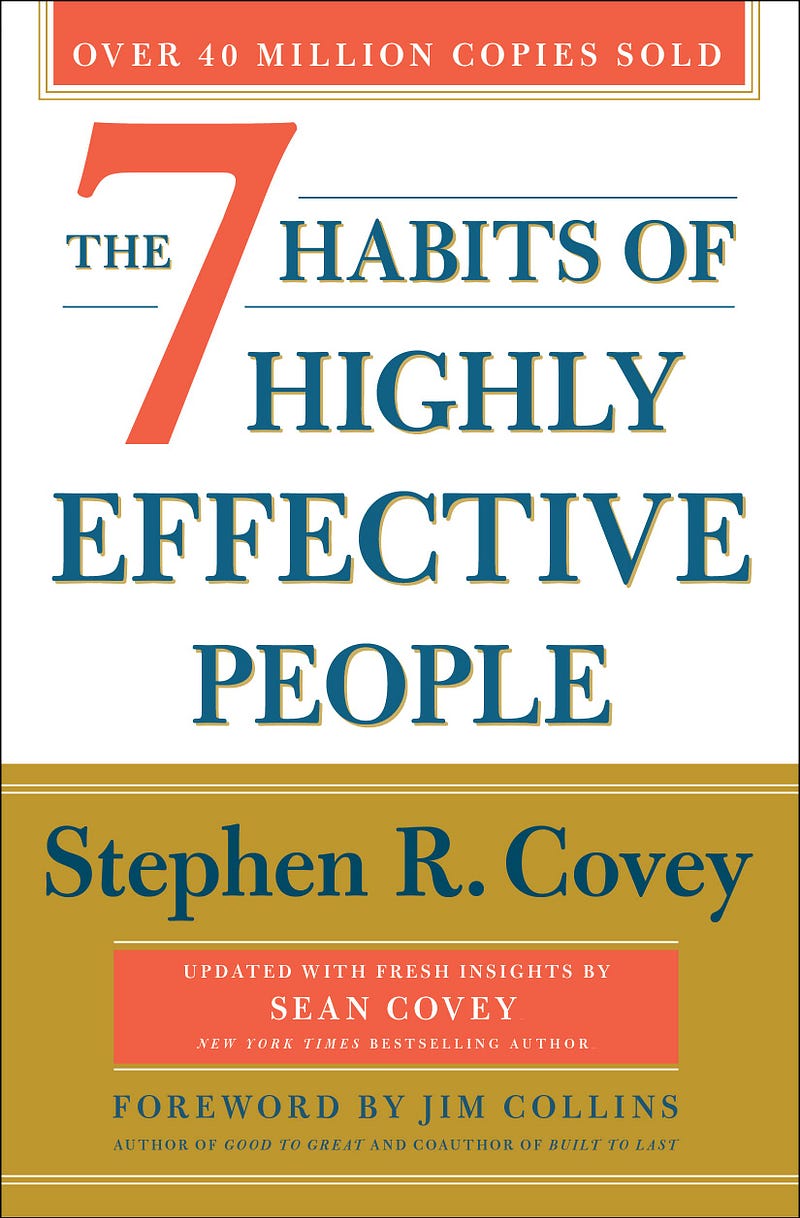 The 7 Habits of Highly Effective People book cover