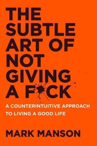 The Subtle Art of Not Giving a F*ck book cover