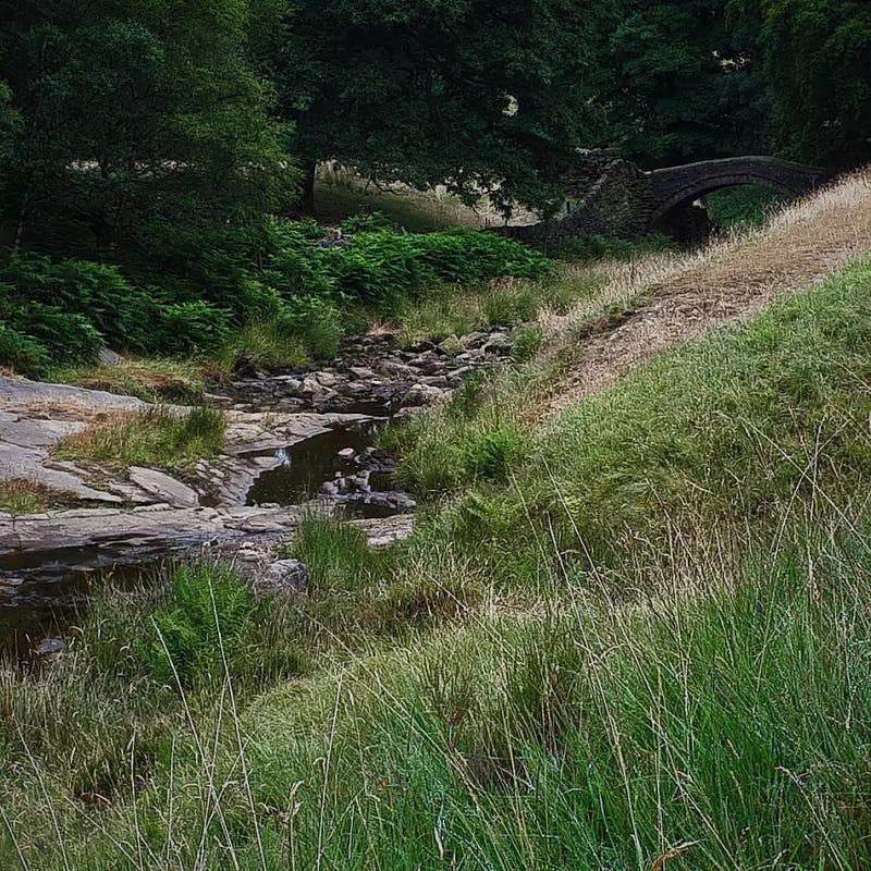 Path leading to March Haigh reservoir