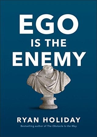 Cover of Ego Is the Enemy by Ryan Holiday