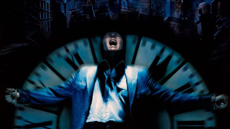 Dark and atmospheric scene from Dark City