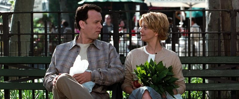 Nostalgic scene from You’ve Got Mail