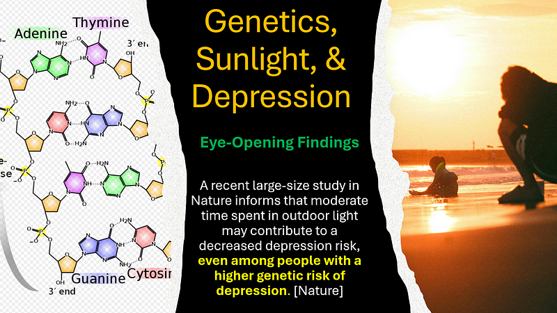 Sunlight and mental health impact