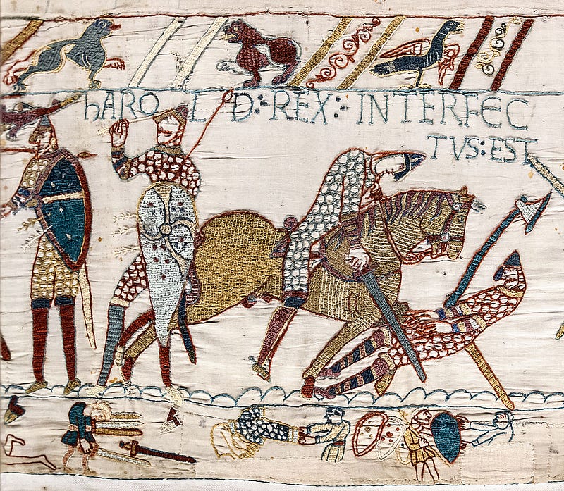 The Bayeux Tapestry on display