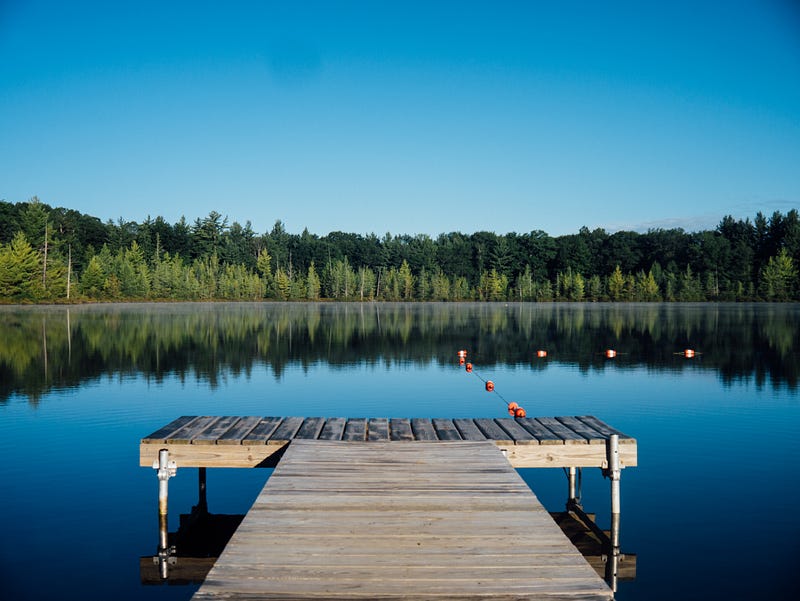 Layered structure of a Meromictic lake