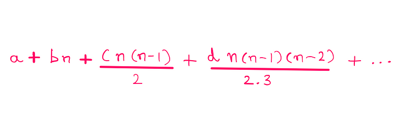 Newton's formula representation