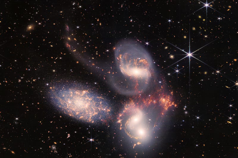 Image of Stephan's Quintet from James Webb