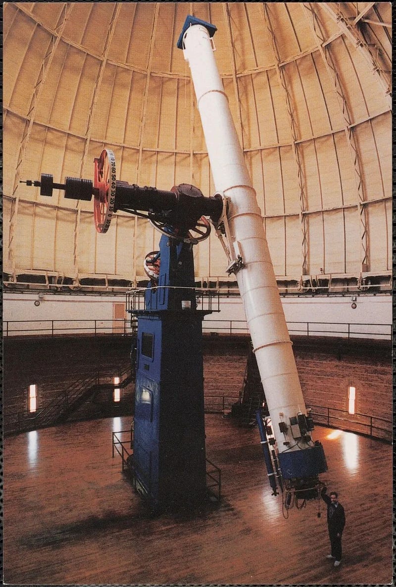 Largest refracting telescope ever built