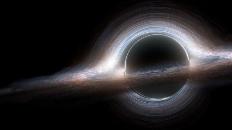 Conceptual depiction of a black hole with a cold accretion disk