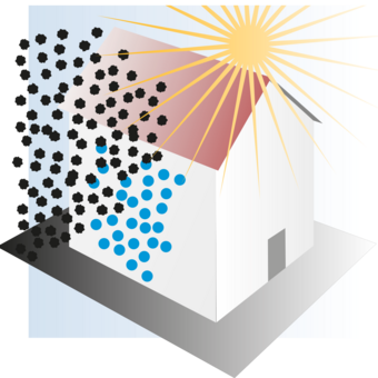 Illustration of Photocatalytic Process