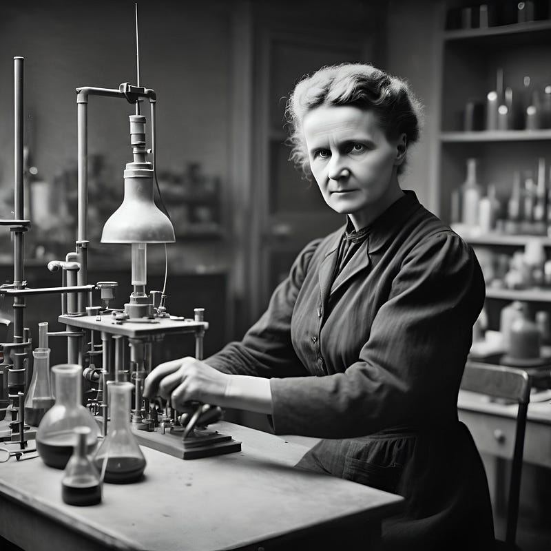 Image of Marie Curie's lead-lined coffin