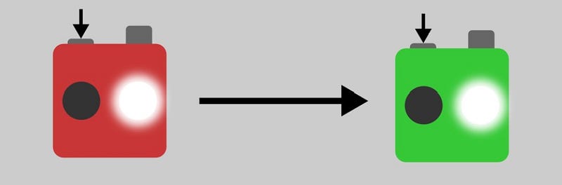 Probability table summarizing light patterns