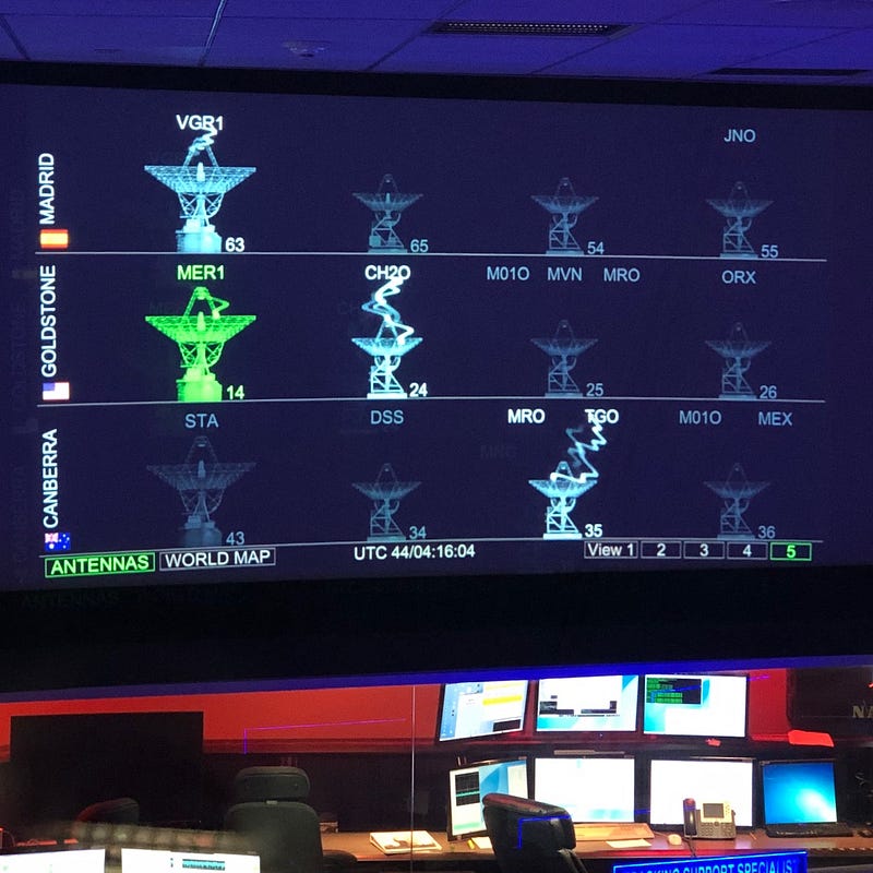 Moment of final commands sent to Opportunity