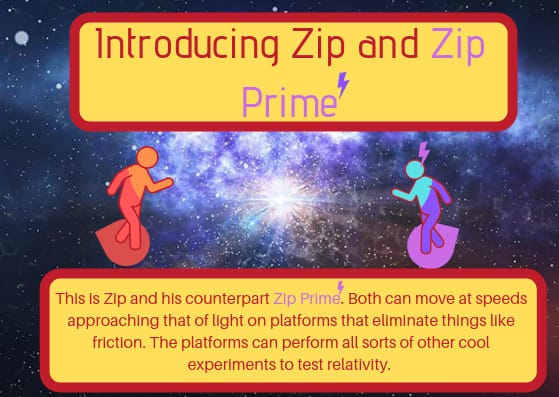 Zip and Zip Prime with their platforms