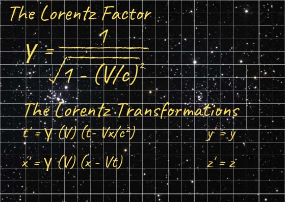 The Lorentz factor