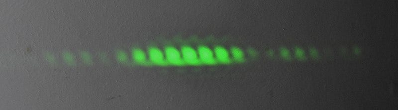 Interference Pattern Result from Double Slit Experiment