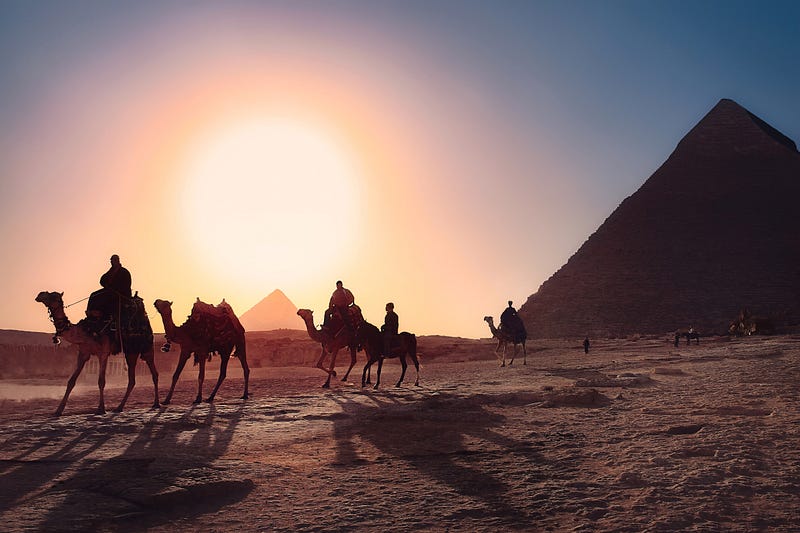 Ancient Egyptian pyramids and advancements