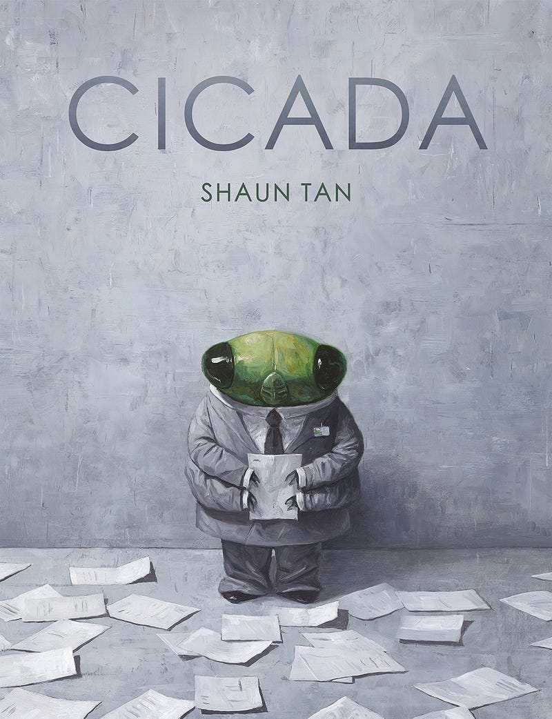 A real illustration created by Shaun Tan