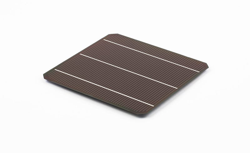 Comparison of commercial-sized and small solar cells